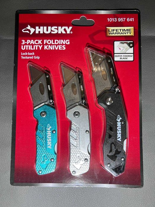 Ножі dewalt dwht10996, Milwaukee fastback 6 in 1 та husky