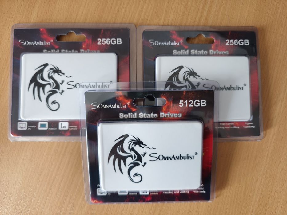 Ssd диски SomnAmbulist 256gb, 512gb