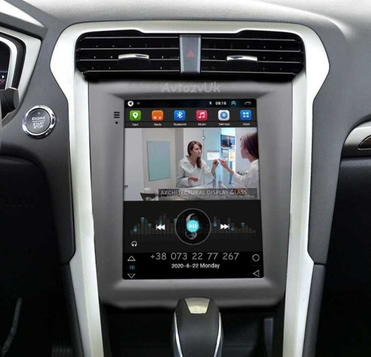Магнитола FUSION Ford MONDEO USA Фьюжен Tesla Мондео CarPlay Android