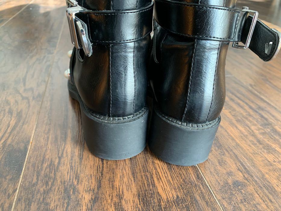 Buty botki czarne damskie 36