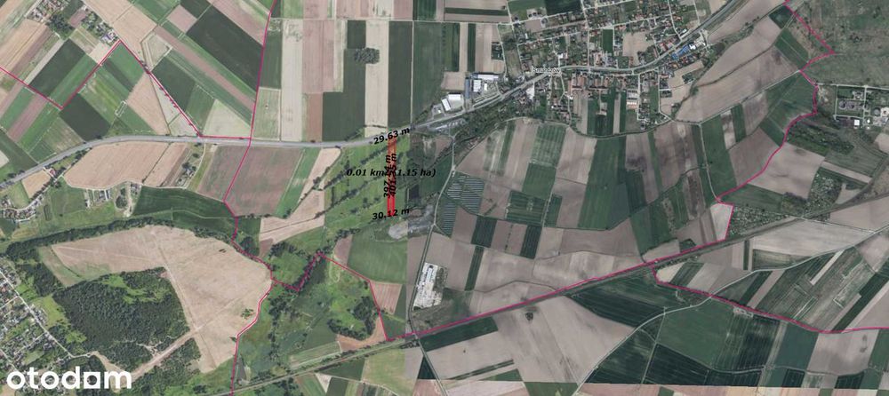 Działka rolna lub inwestycyjna 54536 m² - View 2