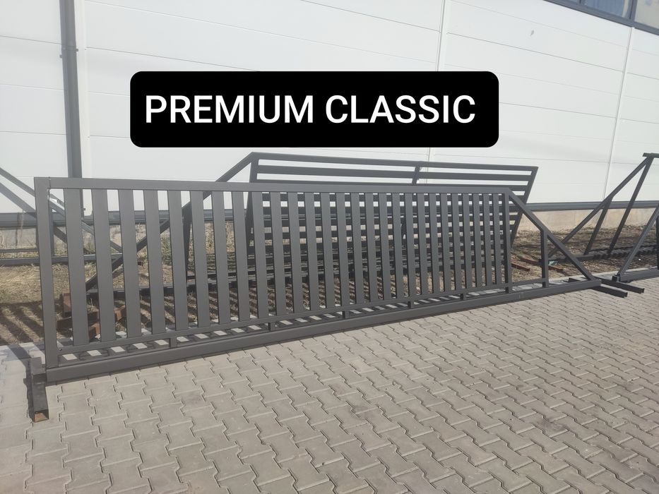 Brama przesuwna panel z blachy 4mx1,42m, ocynk ogniowy+RAL, inne