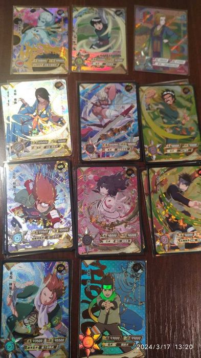 Колекційні карточки Naruto Наруто офіційні Kayou SP MR SLR