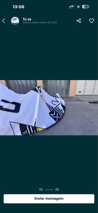 Kitesurf core XR6 12 m Com Barra Pro 2