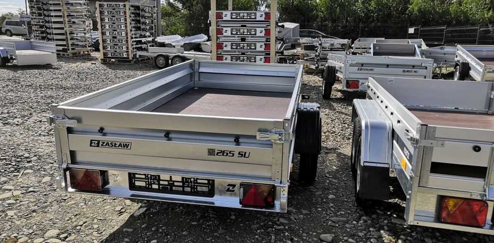 Przyczepa Przyczepka ZASŁAW 265SU 265x132x35 - UCHYLNA