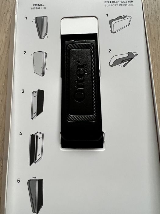otterbox defender iphone 12/12pro uchwyt klips