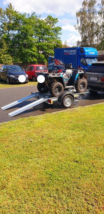 Wynajem przyczepka motocyklowa/quad motor motocykl + pasy