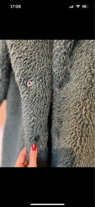 Teddy płaszcz sztuczne futro