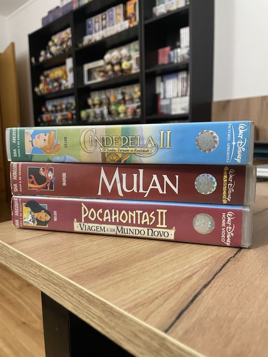 Conjunto VHS disney