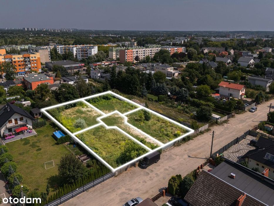 Luboń centrum działka gotowa pod 4 bliźniaki