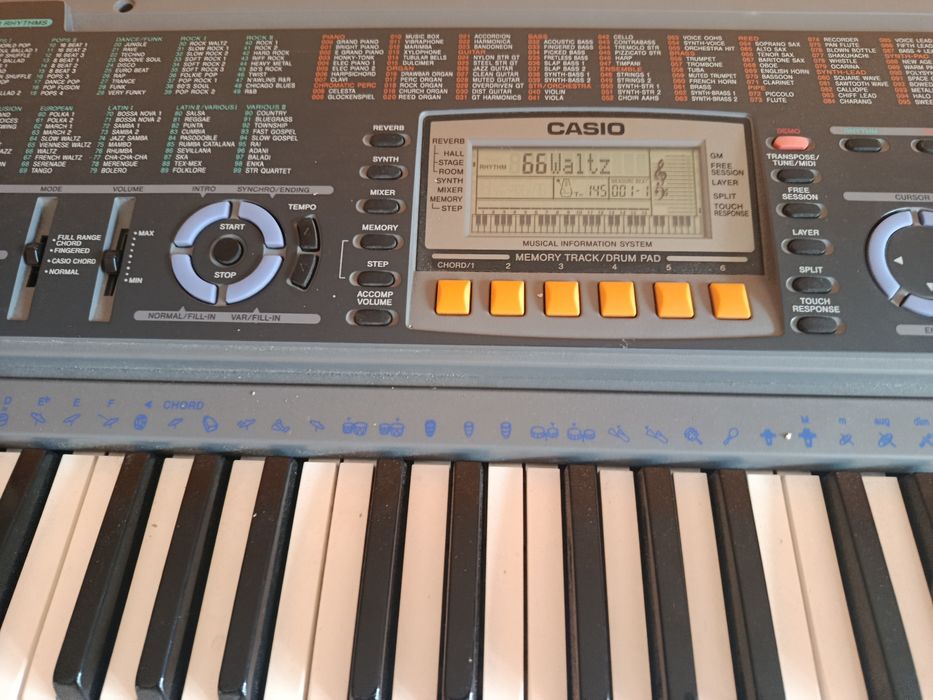 CASIO CTK-601 キーボード KEYBOARD CASIO CTK-601 + ZASILACZ STAN DOBRY - 9672490020