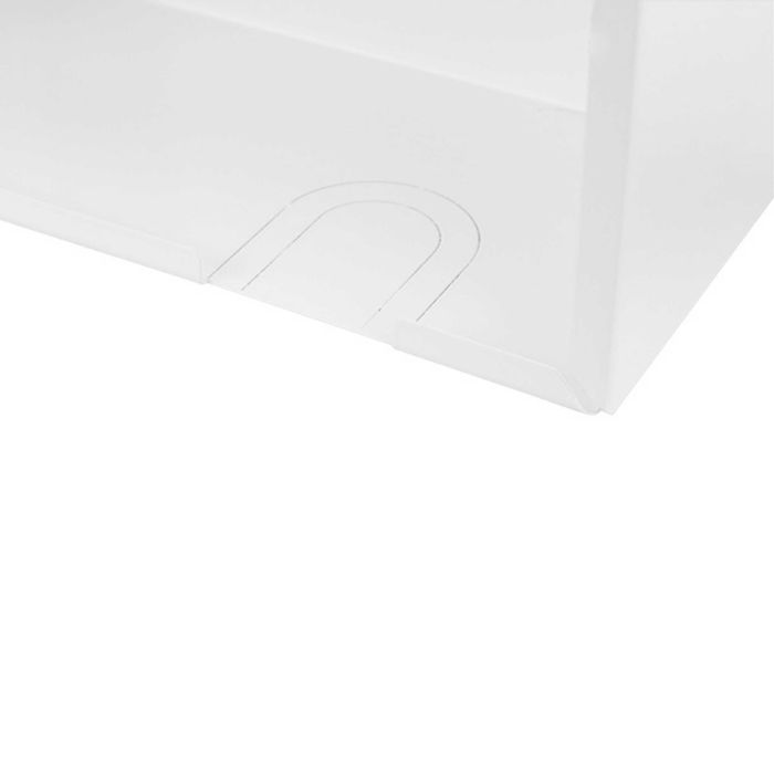 Skrzynka ze Stelażem Zapasu Kabla 60x60x10 cm Metalowa Biała Stalflex