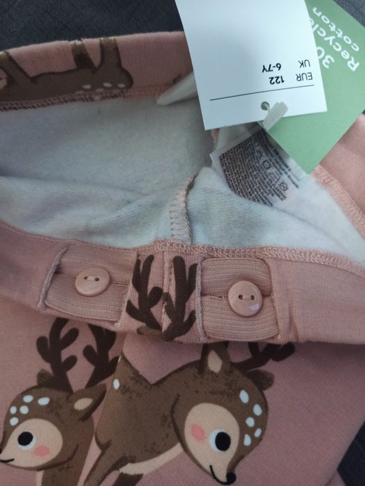 Nowy zestaw! H&M 122/128 dziewczynka reniferki