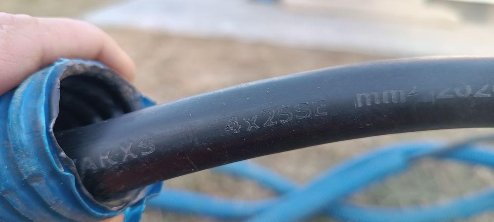 Kabel Alu w pęszlu 4x25,/30m.