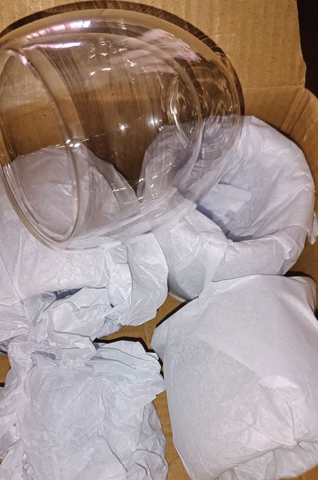 1 Copo de café •Vidro Camada Dupla ( Novo)