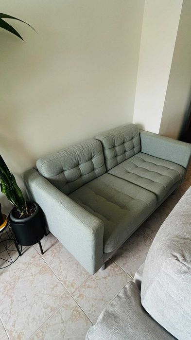 Sofá IKEA LANDSKRONA 2 lugares – Gunnared verde claro
