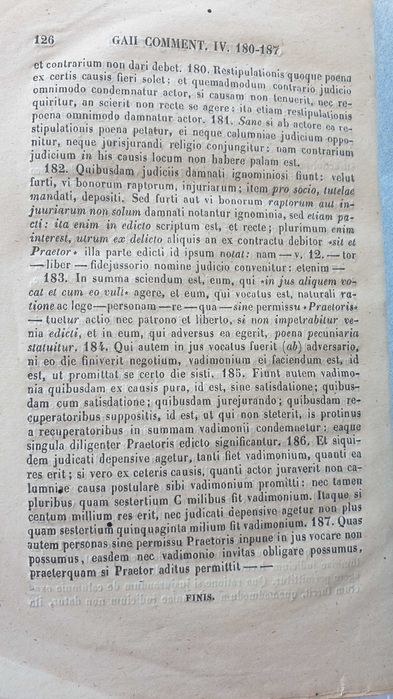 Livro Juridico em latim de 1862... Juris Antejustinianei