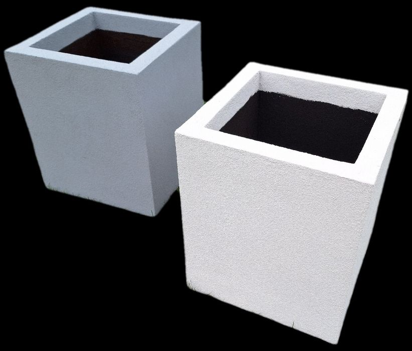 Termo donice ogrodowe tarasowe oświetlenie LED Donica-Termo Doniczka