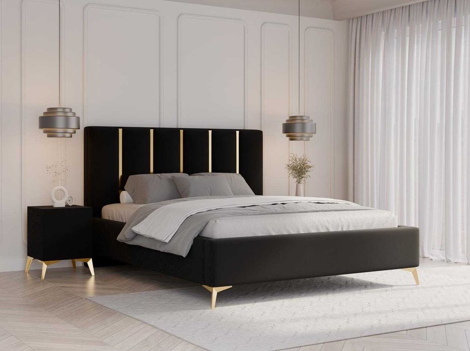 Łóżko tapicerowane  GOLD  120x200, 140x200, 160x200, 180x200, 200x200