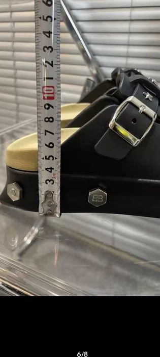 Czarne profil klapki Chodaki mule r. 39