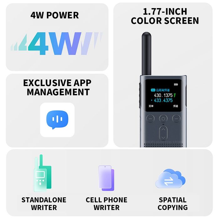 Рация Xiaomi Walkie Talkie 2S Space Gray Original