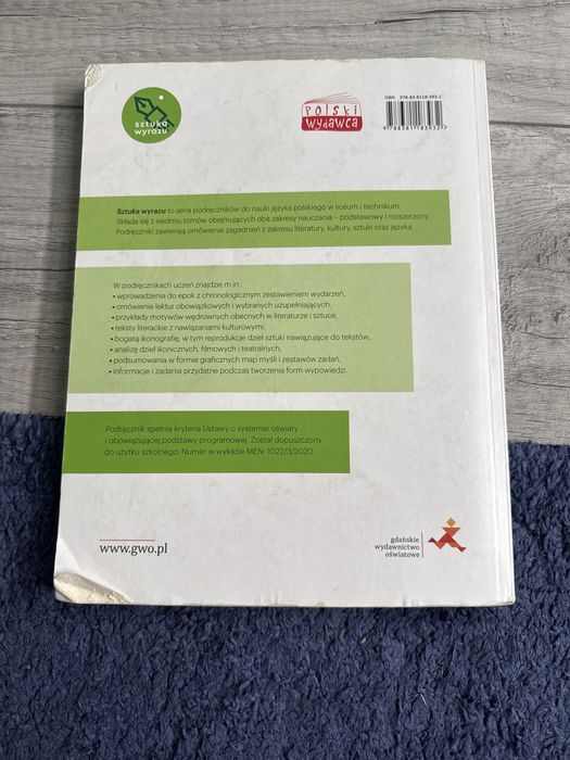 Podręcznik Sztuka wyrazu 2 część 1