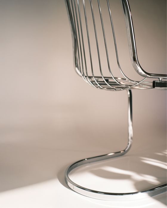Para krzeseł, Włochy, lata 70, bauhaus