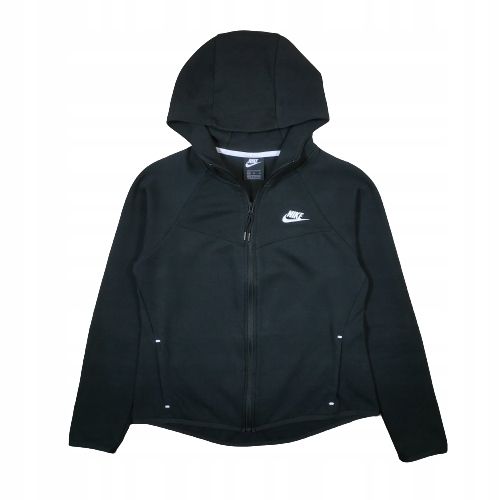 NIKE Tech Fleece Bluza Damska Czarna Logo r. M