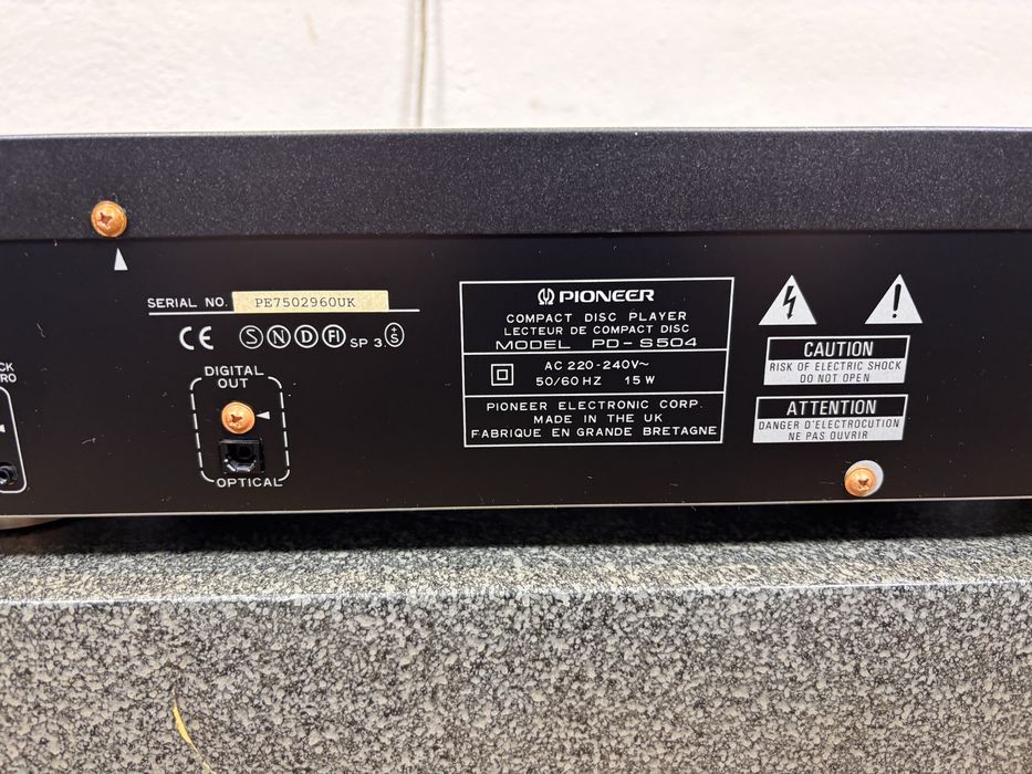 Odtwarzacz CD Pioneer PD S 504 + pilot