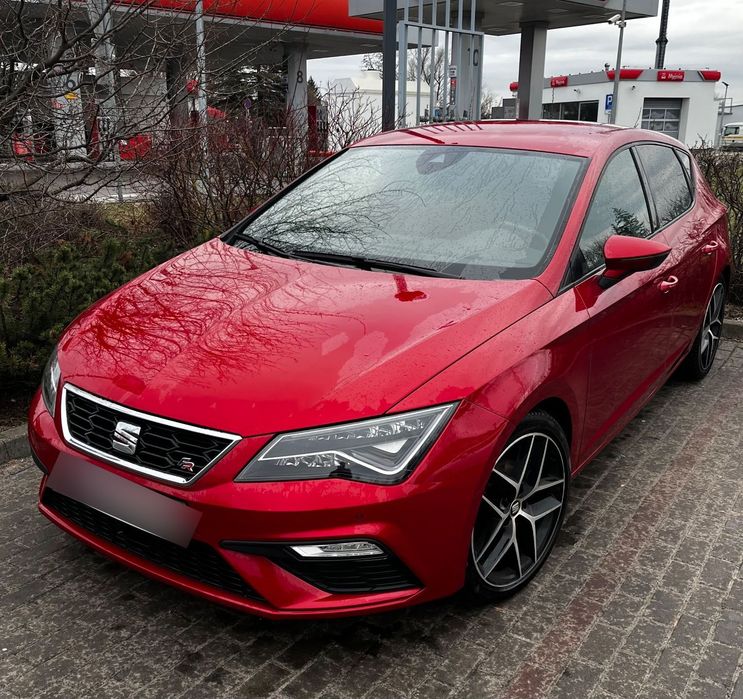 Seat Leon Seat Leon FR 1.4 150 KM DSG, piękny kolor Desire Red, zadbany