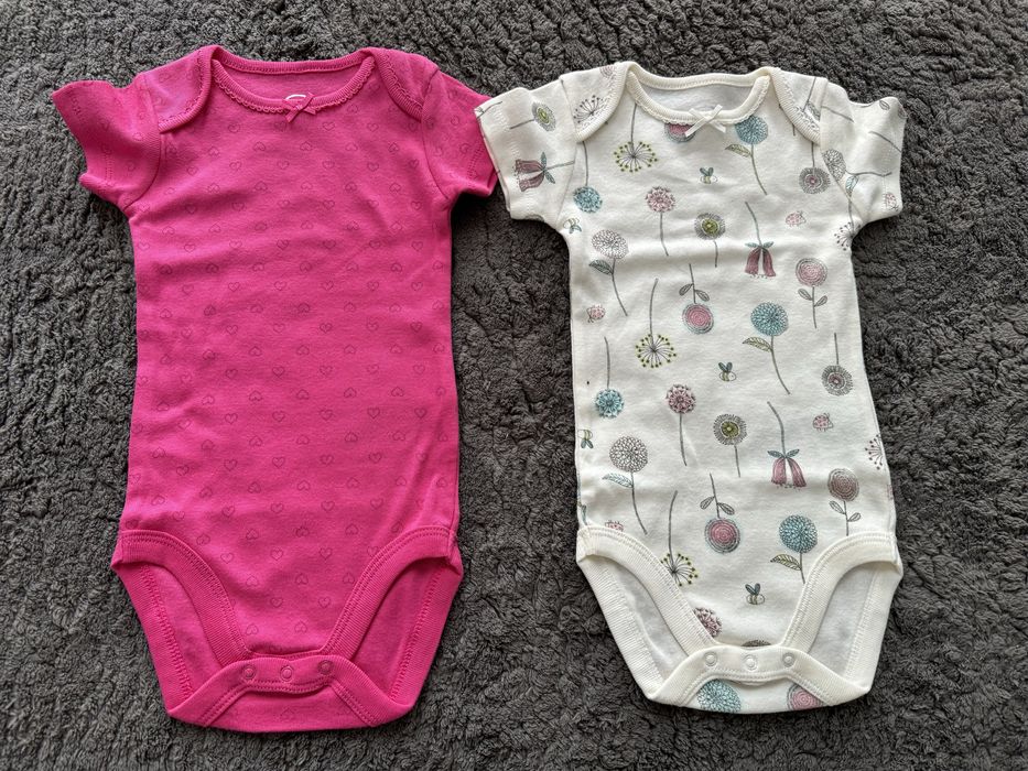 2 nowe dziewczęce body rozmiar 74