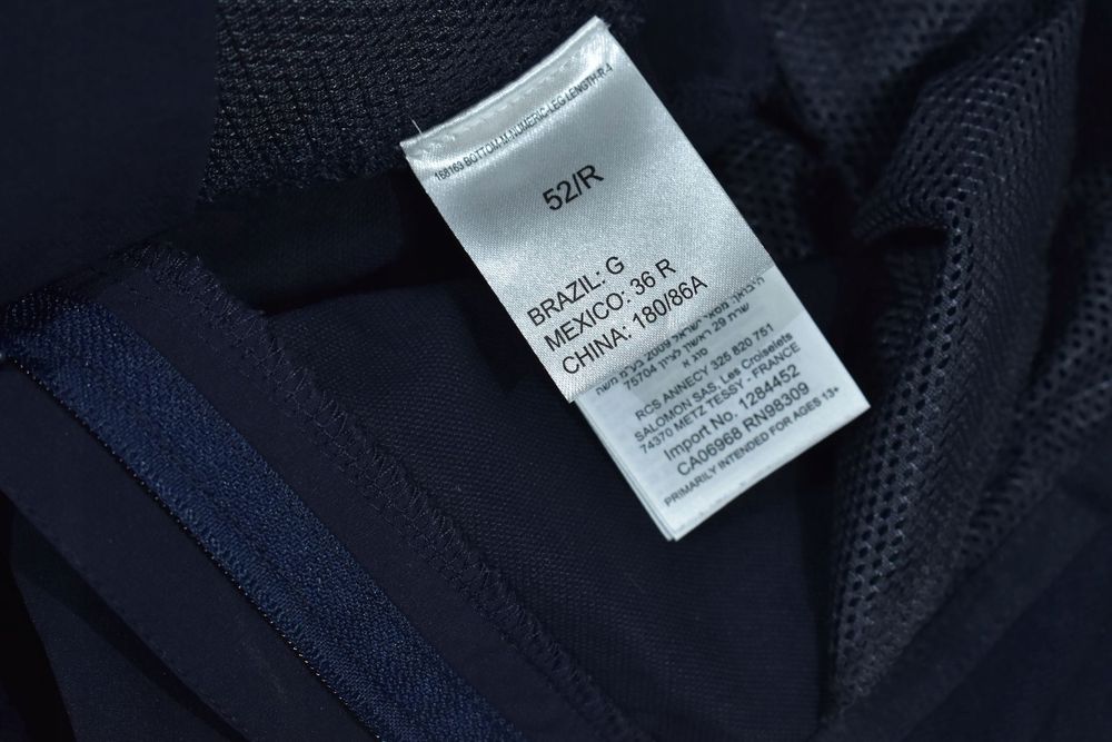 Salomon Męskie Spodnie Trekkingowe Softshell Shield 52