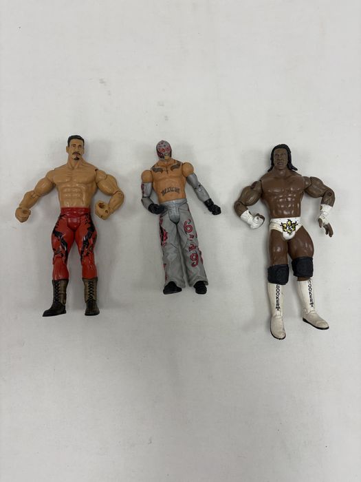 Brinquedo Bonecos John Cena, Rey Misterio, Booker T, WWE, Jakks