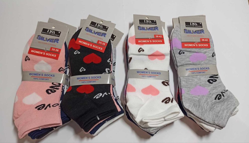 Skarpetki 5 Par Stopki Damskie