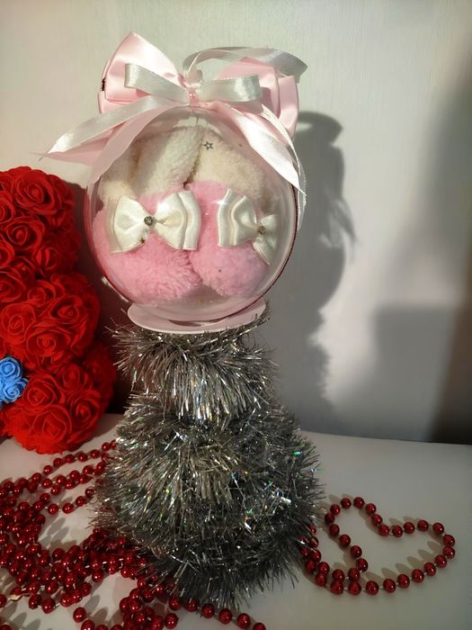 Новогодние ёлочные ПОДАРКИ: фотошар , шар сюрприз,именные,детские шары