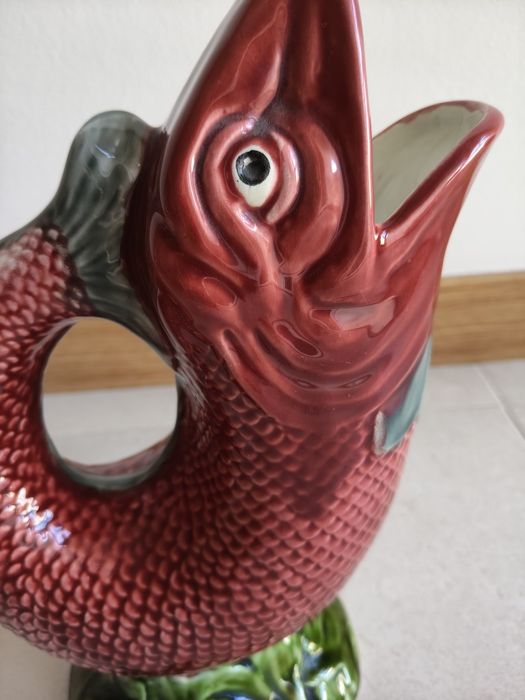 Jarro Peixe faiança Caldas da Rainha