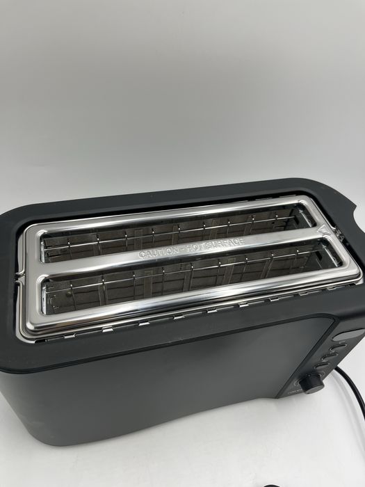 Toster Arendo FRUKOST długi 4-slotowy czarny