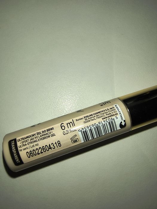 Eveline Brow&Go żel do brwi z efektem laminacji