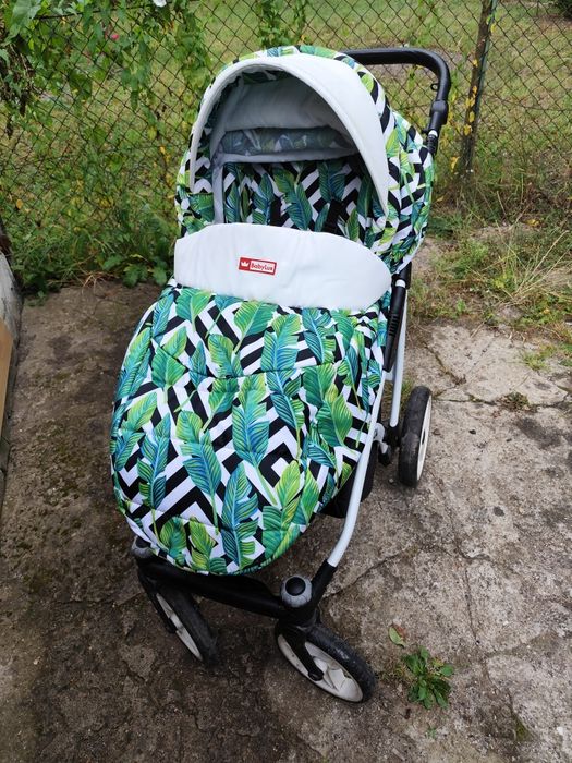 wózek 3w1 BabyLux Tropical ALU