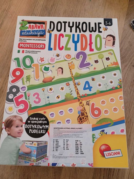 Liczydlo Montessori. Uzywane. Dtan idealny.