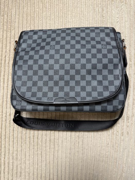 Чоловіча сумка LOUIS VUITTON district damier graphite pm messenger