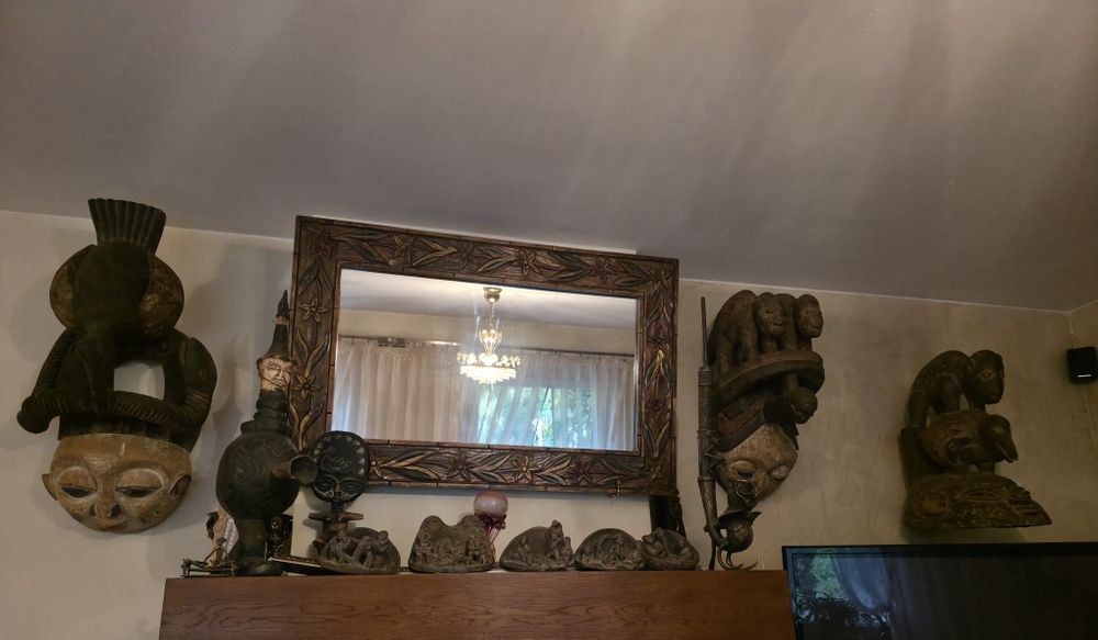 maski afrykańskie ,figury, rzeźby, artefakty  sprzedam