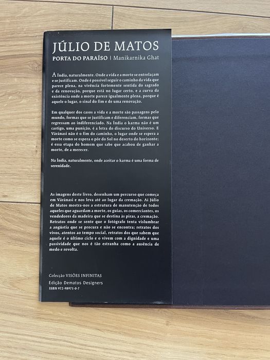 Livro de fotografia Júlio de Matos