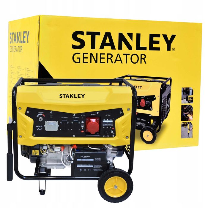 Agregat prądotwórczy generator prądu STANLEY 7,5KW benzyna 230V 380V