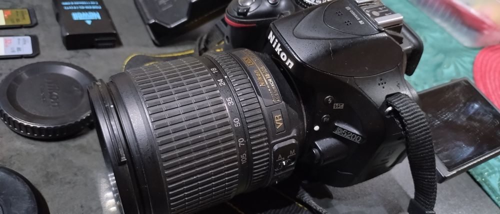 Zestaw Nikon D5200 + Nikkor 18-105mm + Yongnuo YN568EX