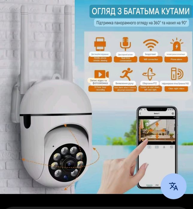Wi-Fi камера відеоспостереження