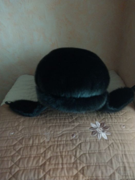 Кепка шапка ушанка из нерпи 58/60