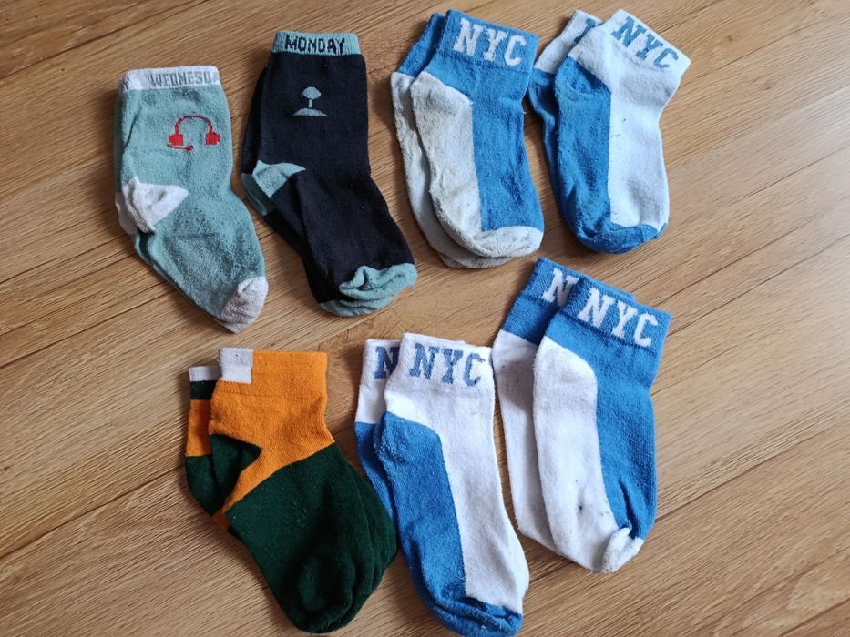 Skarpetki chłopiece 7 par rozmiar 31-32