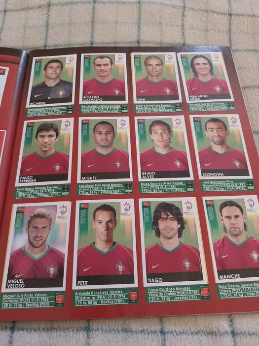 Caderneta completa Euro 2008