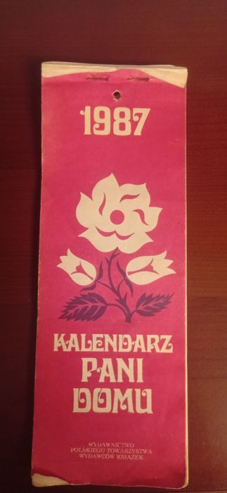 Kalendarz Pani domu 1987/1989